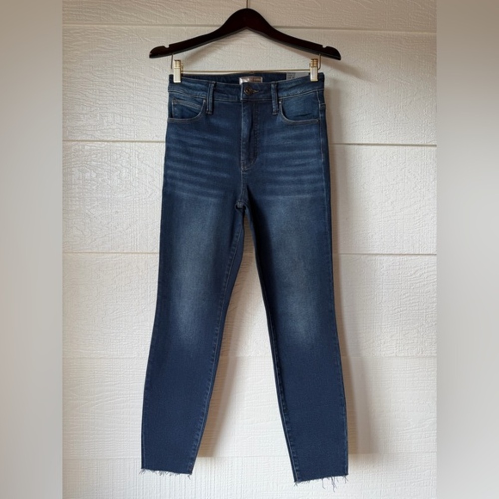 Kut From The Kloth Size 2 High Rise Skinny Jeans Dark Wash Ankle